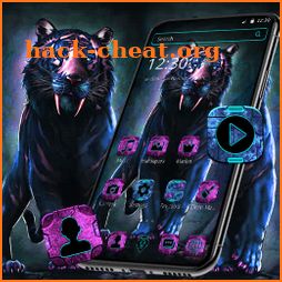 Neon Devil Tiger Theme 🐅 icon