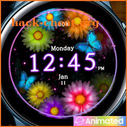 Neon Flower_Watchface icon