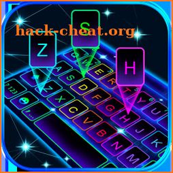 Neon Led Keyboard Theme icon