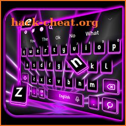 Neon Purple Keyboard icon