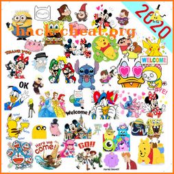 New Cute Cartoon Stickers WAStickerApps icon