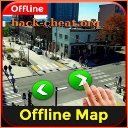 Offline Navigation & Street View Direction Maps icon