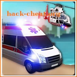 Offroad Police Flying Helicopter Ambulance 3D Game icon