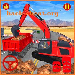 Offroad Snow Excavator Simulator icon