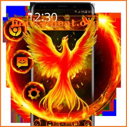 Orange Beauty Phoenix Fire Theme icon