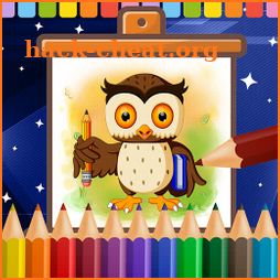 Owl Coloring-Book∙ Drawing for Kids icon