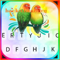 Parakeet Love Keyboard Background icon