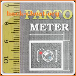 Partometer - camera measure icon