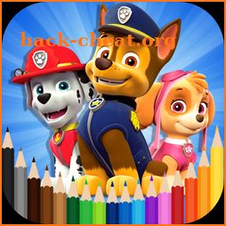 Paw Puppy Patrol Coloring Book icon