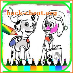 Paw Pups Coloring Ryder Book For kids icon