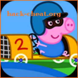 Peppa happy Pig Racing icon