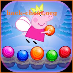 Peppa pig bubbles icon