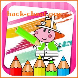 Peppo Family Pig Coloring Book icon