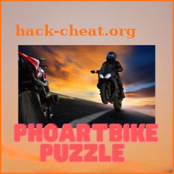 Photo art bike puzzle icon