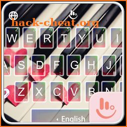 Piano Love Heart Keyboard Theme icon