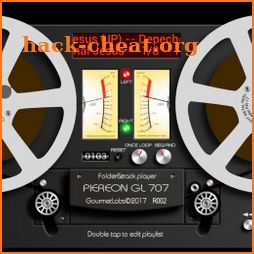 Piereon GL-707 folder player vintage VU-meter reel icon