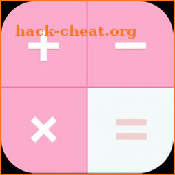 Pink Calculator icon