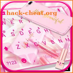 Pink Girly Style Keyboard Theme icon