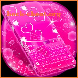 Pink Glow Keyboard Theme icon