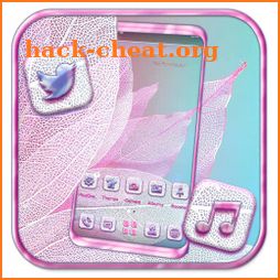 Pink Leaf Theme icon