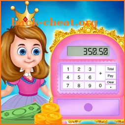 Pink Princess Cash Register - Cashier Girl Games icon