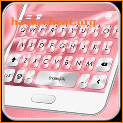 Pink Silk Keyboard Theme icon