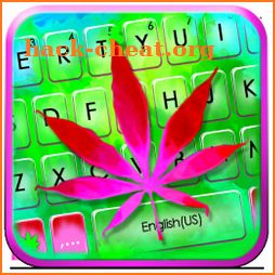 Pink Weed Keyboard Theme icon