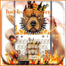 Pitbull King Fire Keyboard Theme icon