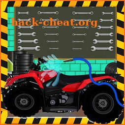 Pizza Delivery Quad Bike Repair: Repairing Games icon