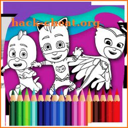 Pj Heroes Coloring Masks icon