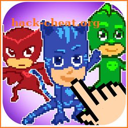 PJ Pixel Hero Masks - Color by Number icon