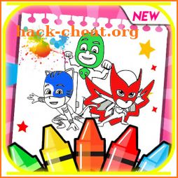 PJ Super Masks Heroes Coloring Book icon