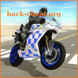 Police Bike Real Crime City Driver icon