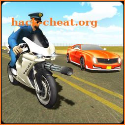 Police Bike Shooting - Gangster Chase Car Shooter icon