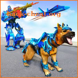 Police Dog Robot Car Transform War: Robot Games icon