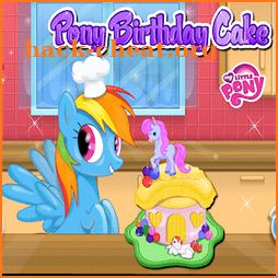 Pony Birthday Cake icon