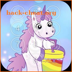 Pony Unicorn Screen Lock icon