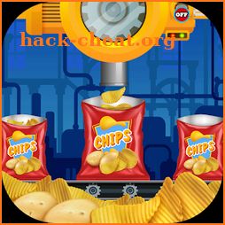 Potato Chips Factory - delicious food cooking chef icon