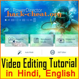 Power Director Video Editing Tutorials in Hindi icon