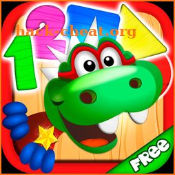 Preschool basic skills, numbers & shapes icon