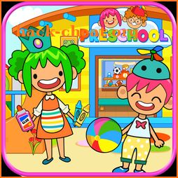 Pretend Preschool - Kids School Learning Games icon