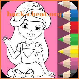 Princess Coloring Book icon