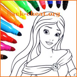 Princess Coloring Game icon