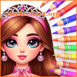 Princess Girl Coloring Games icon