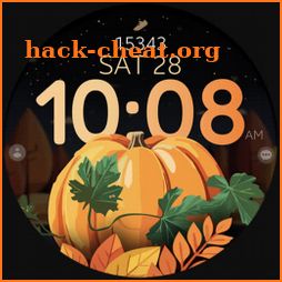 Pumpkin Steps fall watch face icon