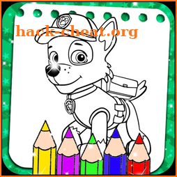 Puppy Dog Coloring Pages Drawing Game icon