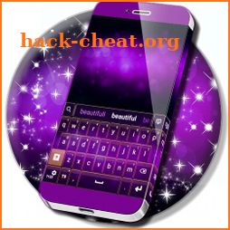 Purple and Black for Keyboard icon