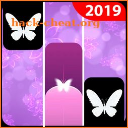 Purple Butterfly Piano Tiles 2019 icon