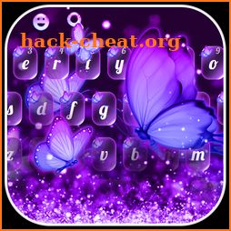 Purple Fantasy Starlight Butterfly Keyboard icon