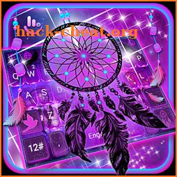 Purple Galaxy Dream Catcher Keyboard Theme icon